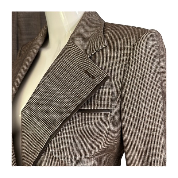 YVES SAINT LAURENT vintage 2PCS brown wool suit, FR36….REDUCED - Picture 5 of 16